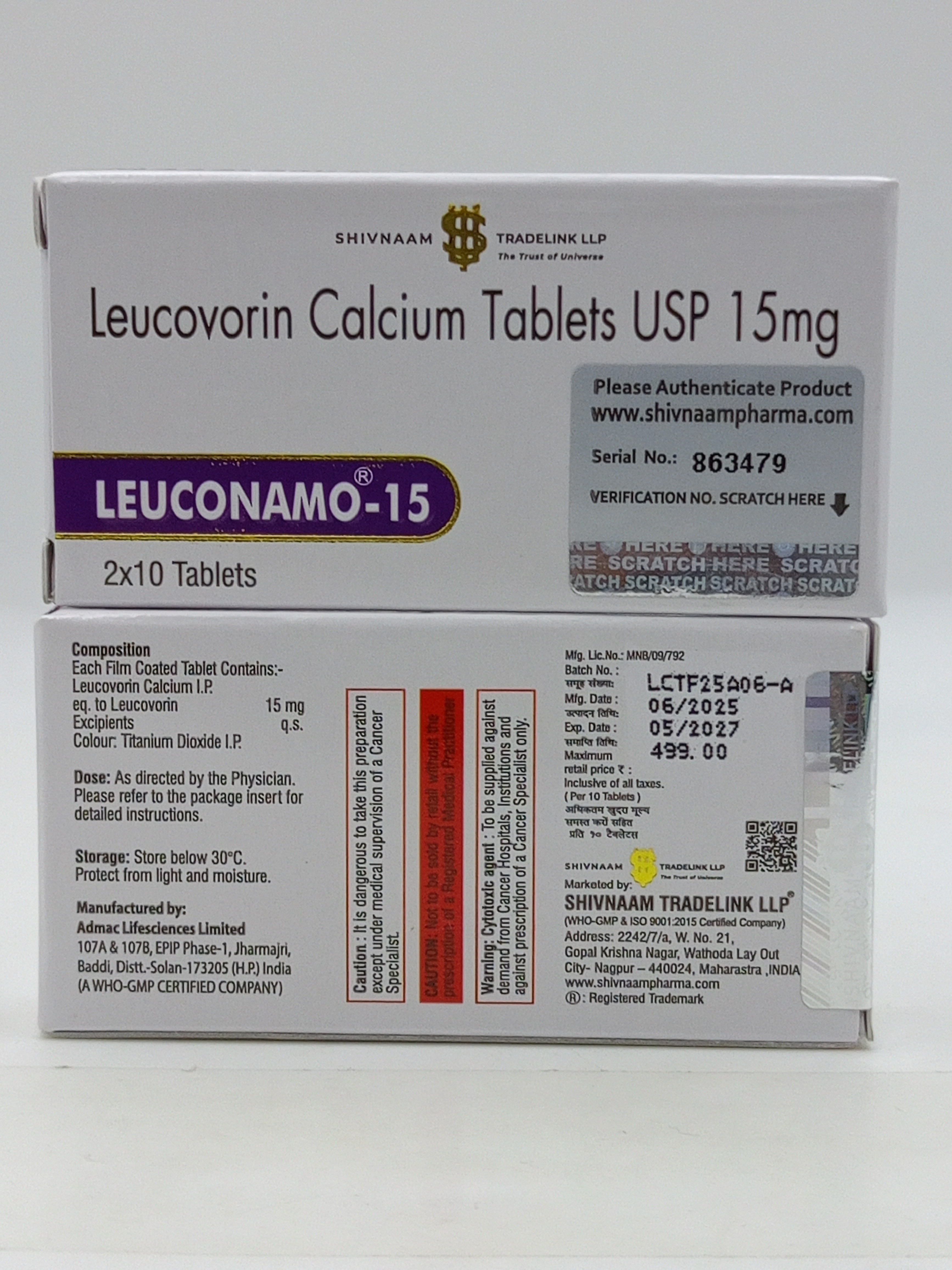 LEUCONAMO 15 MG TABLETS