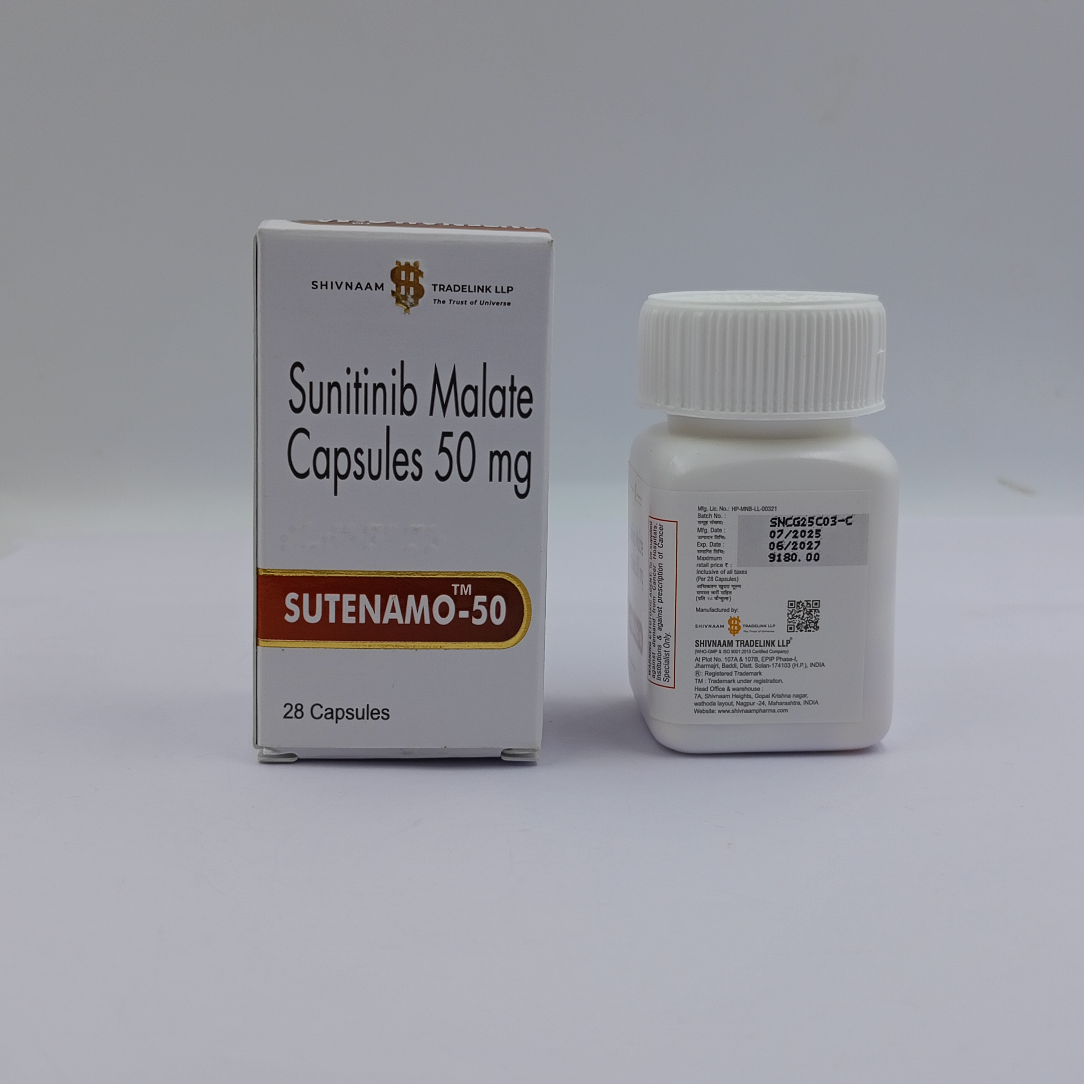 SUTENAMO 50 MG
